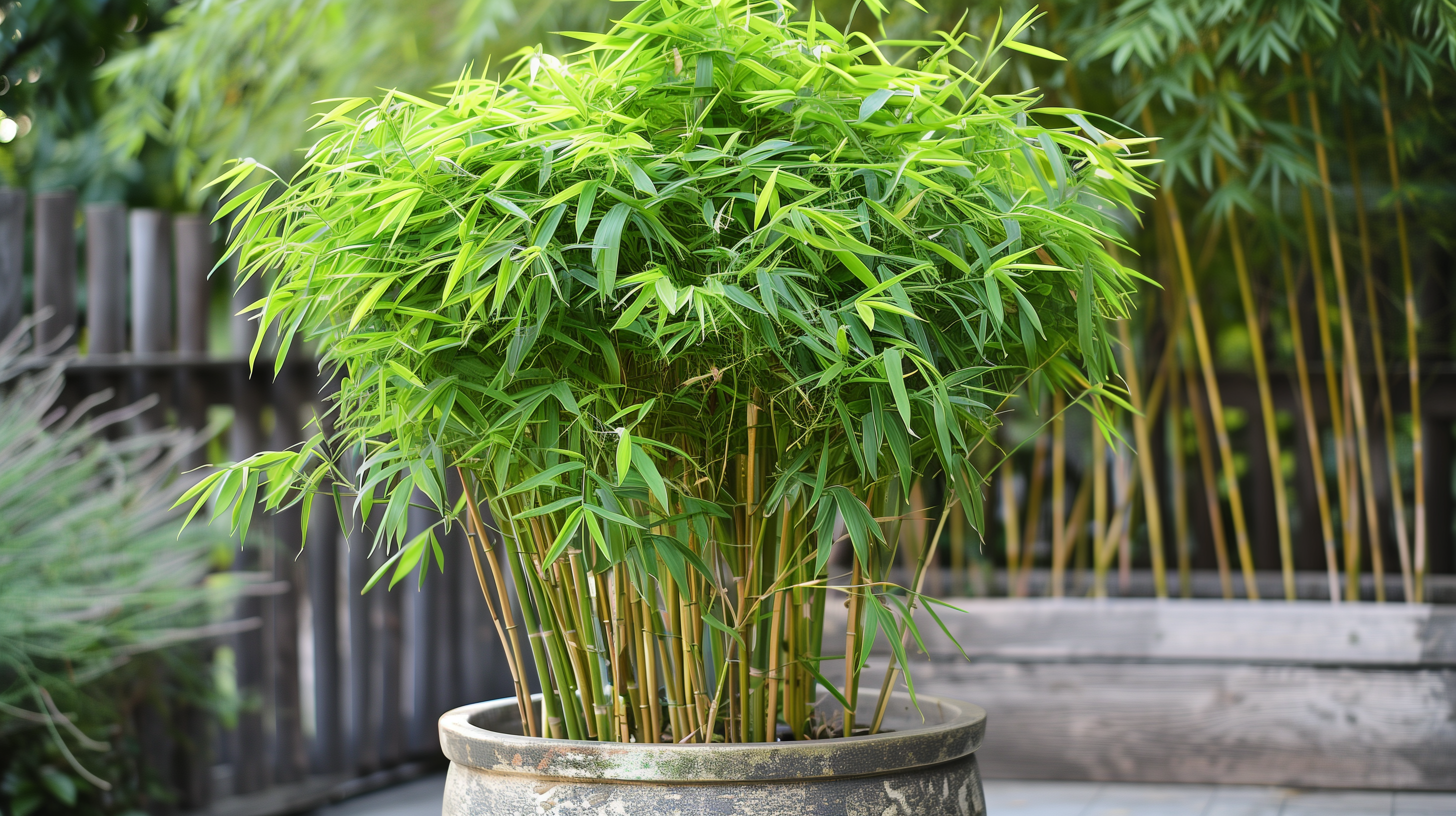 Green_Phyllostachys_aurea_bamboos_in_a_beautiful_planpng